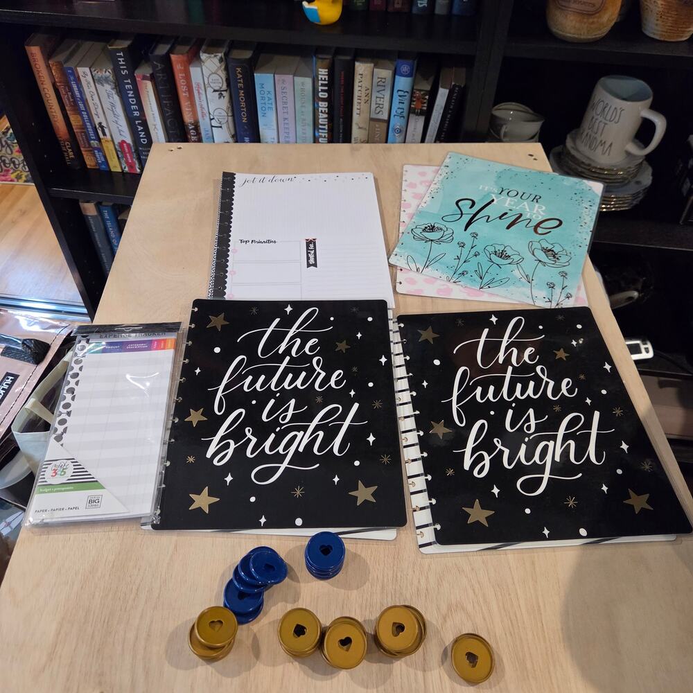 lot of Happy Planner supplies